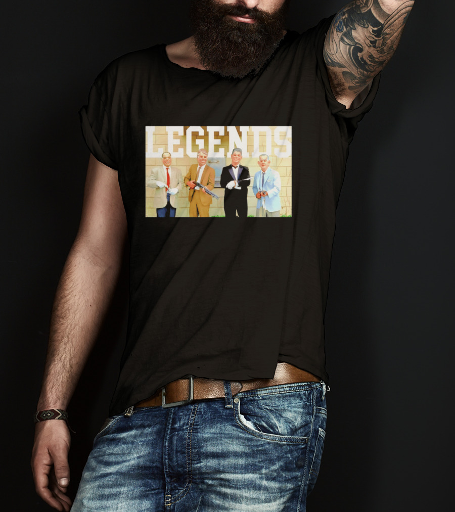 LEGENDS Ex Presidents Point Break Presidential Masks T-Shirt