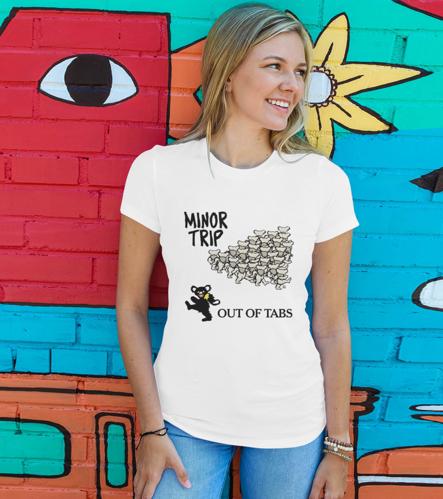 Grateful Dead Dancing Bears Minor Trip Out Of Tabs T-Shirt
