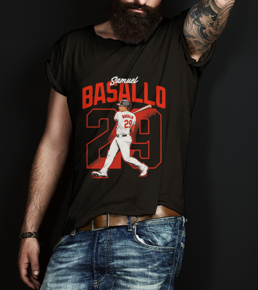 Samuel Basallo 29 Baltimore Orioles Baseball Player T-Shirt
