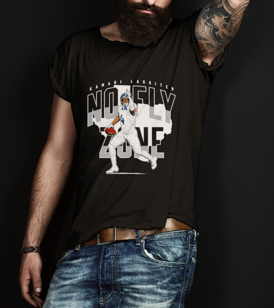 Kamari Lassiter No Fly Zone Football T-Shirt