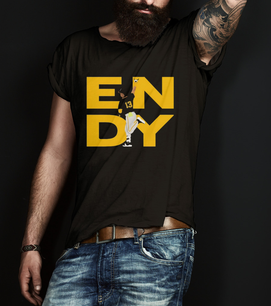 Endy Rodríguez 13 Pittsburgh Pirates Baseball T-Shirt