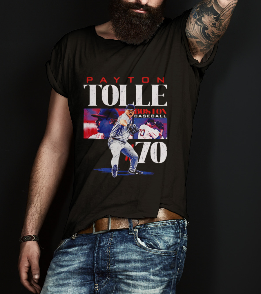Boston Red Sox Payton Tolle 70 MLB Baseball T-Shirt