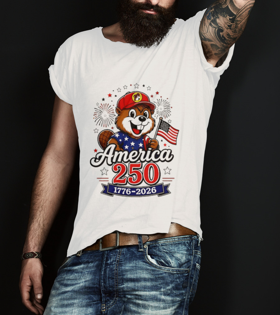 Buc Ee's 1776 2026 America 250 Years Of Freedom Celebration T-Shirt