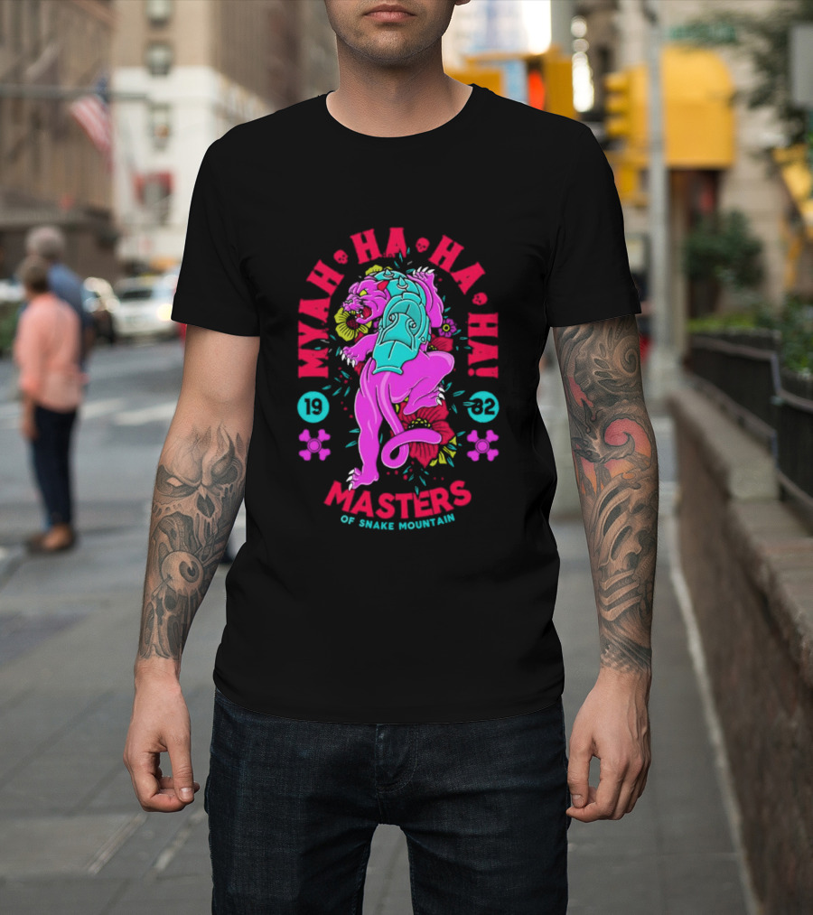 Mwah Ha Ha Ha Masters Of Snake Mountain 1982 T-Shirt
