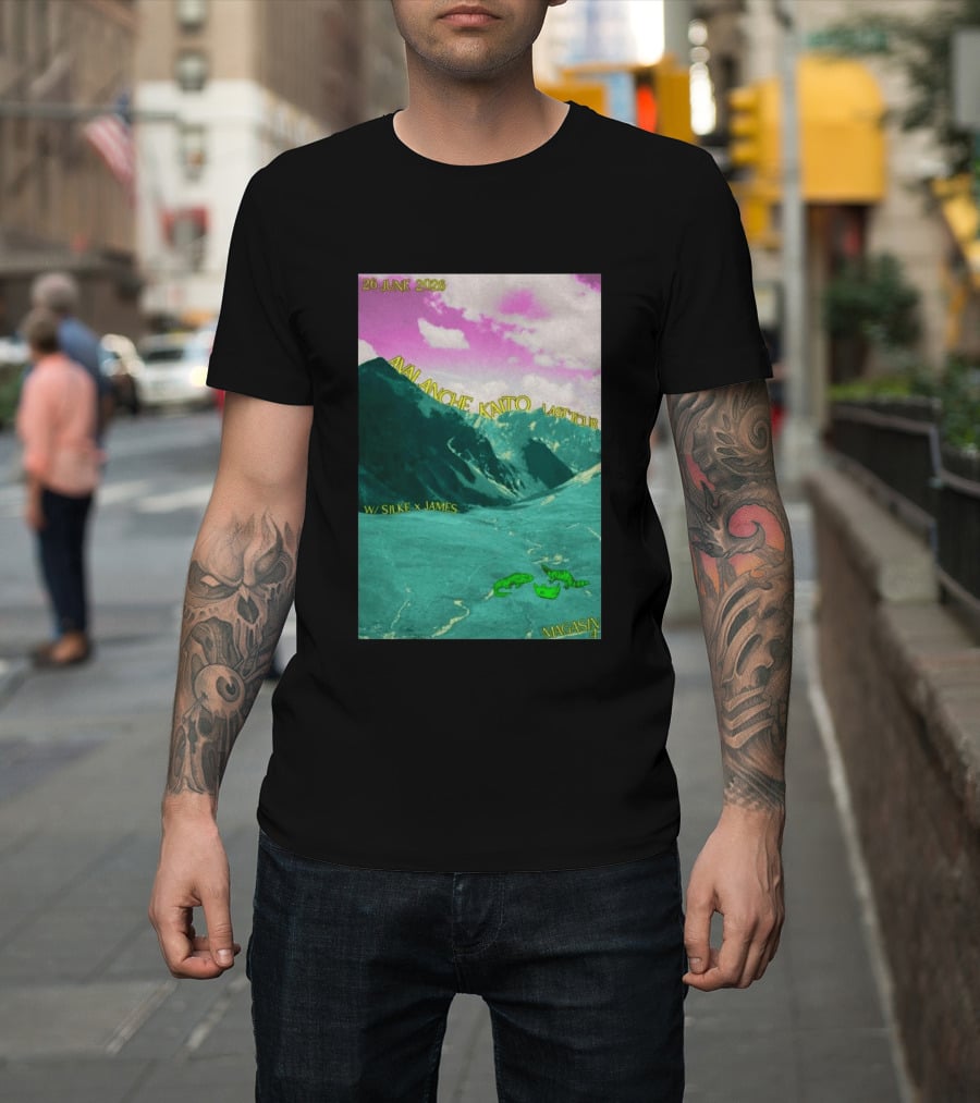 Avalanche Kaito Last Tour 26 June 2026 Magasin 4 Brussels With Silke And James T-Shirt