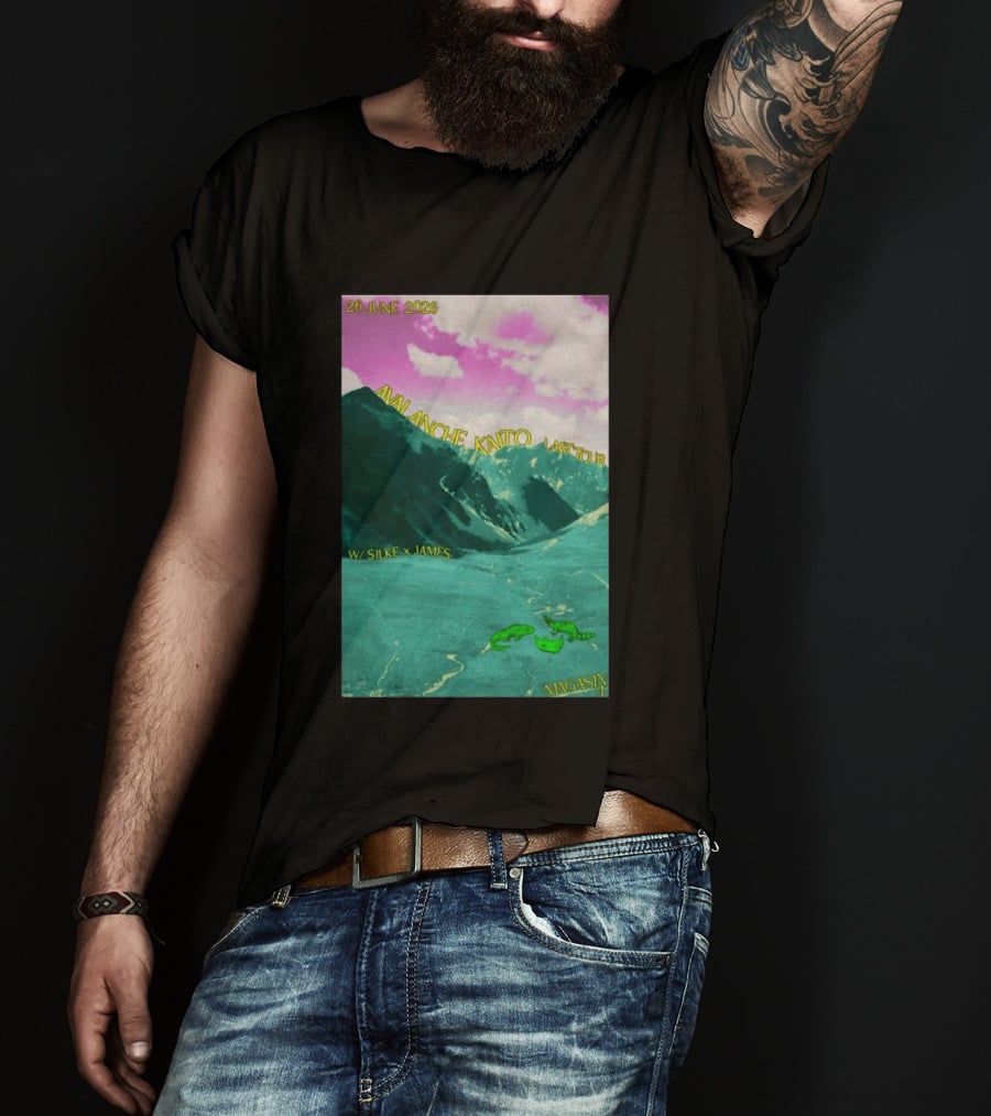 Avalanche Kaito Last Tour 26 June 2026 Magasin 4 Brussels With Silke And James T-Shirt