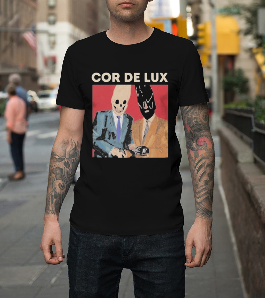 COR DE LUX Surreal Suited Figures T-Shirt