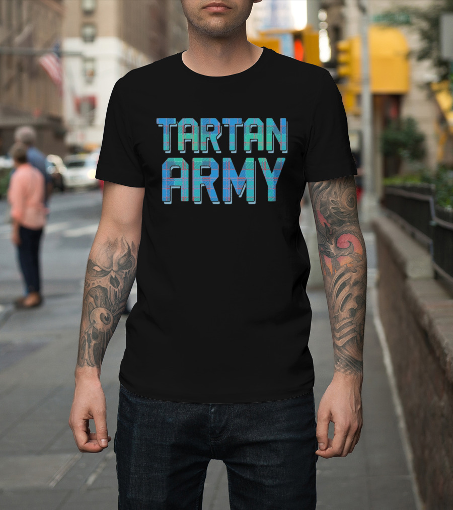 Tartan Army Scotland National Football Team Supporters T-Shirt