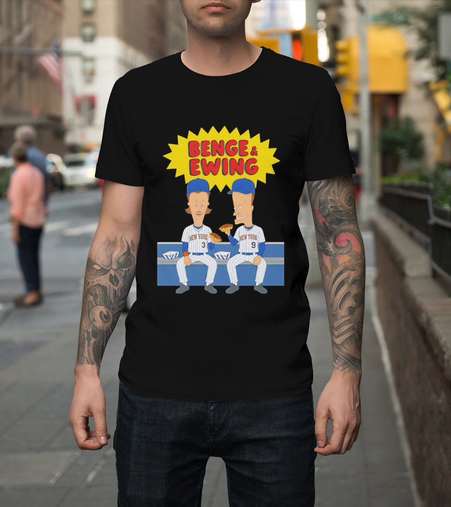Benge & Ewing New York Mets Beavis And Butt Head T-Shirt