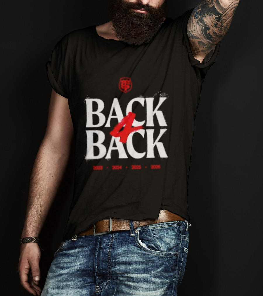 Stade Toulousain Back To Back 4 Times T-Shirt