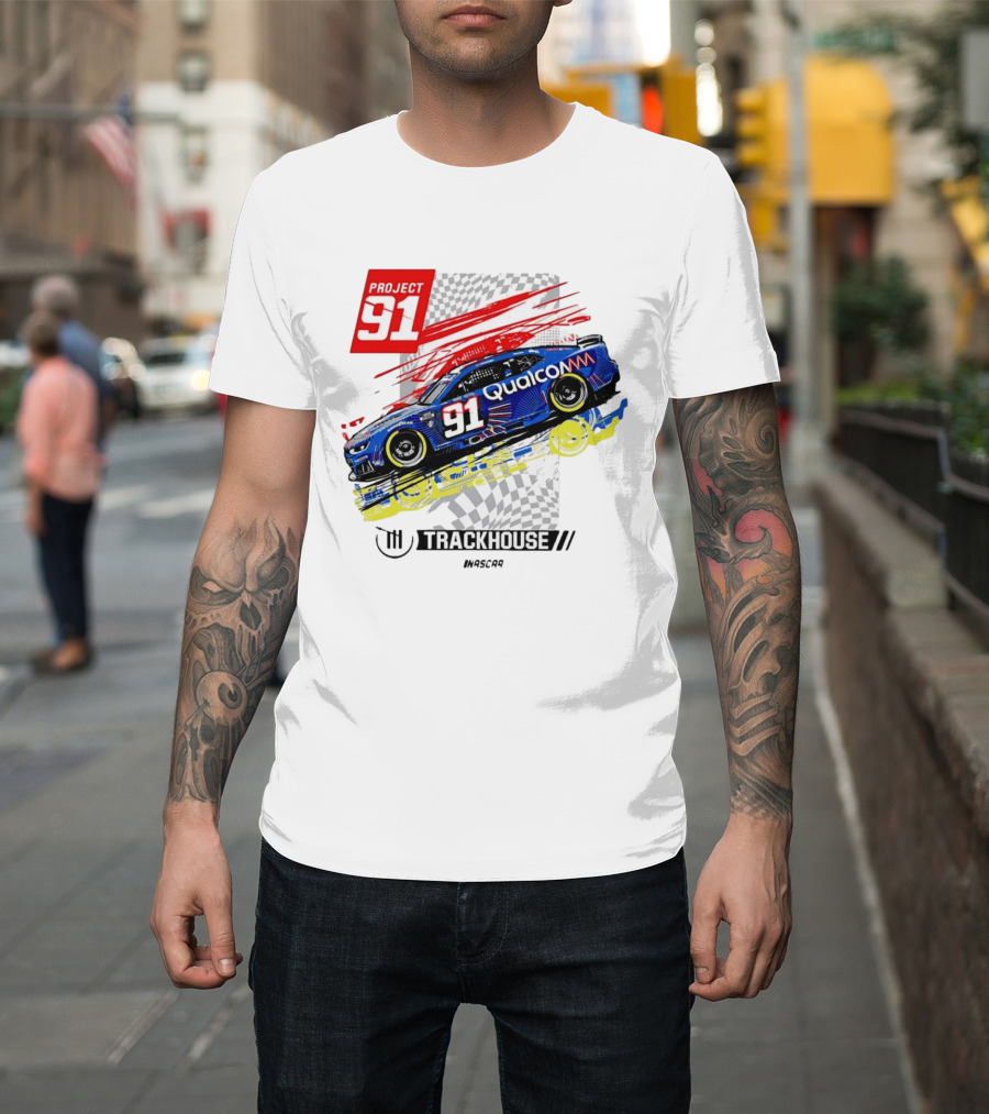 Project 91 Trackhouse Racing Qualcomm NASCAR T-Shirt