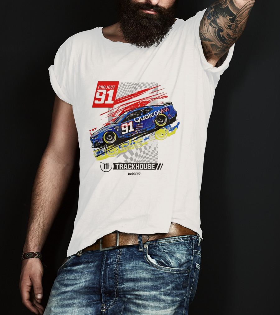 Project 91 Trackhouse Racing Qualcomm NASCAR T-Shirt