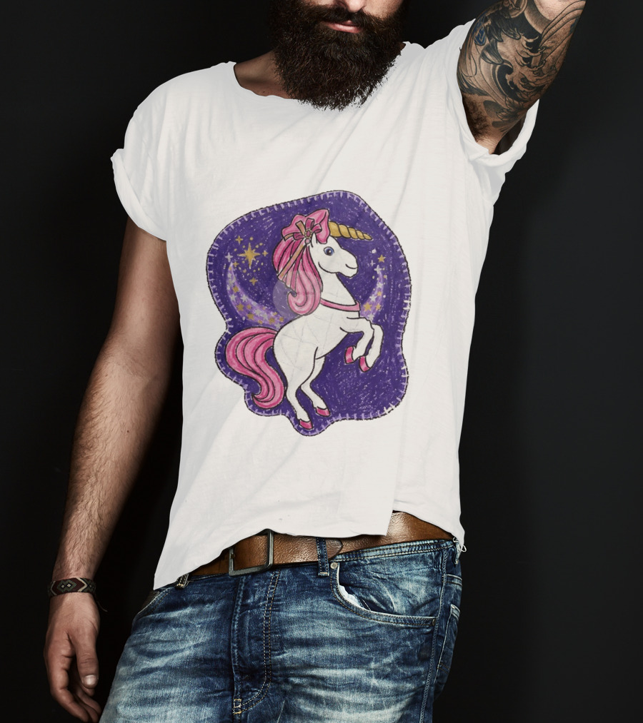 Lizzie Unicorn Dreams Come True Disney Starry Night T-Shirt