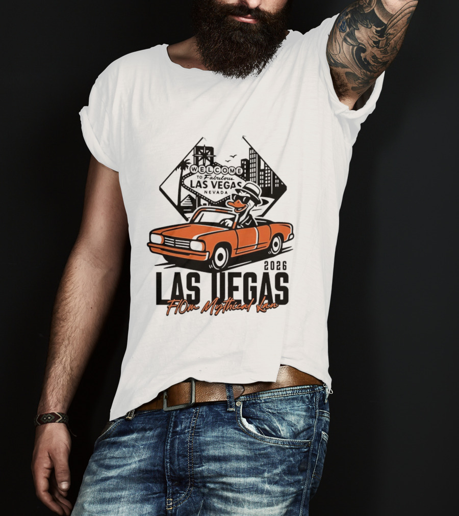 Las Vegas 2026 Duck Driving Convertible Flom Mythical Lan T-Shirt