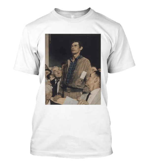 Norman Rockwell Four Freedoms 1943 Freedom Of Speech Timeless T-Shirt