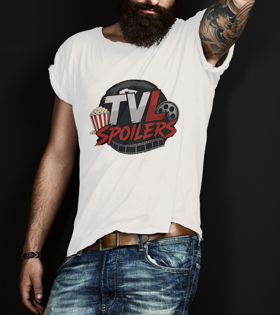TVL Spoilers Cinema Movie Lover Popcorn Film Reel T-Shirt
