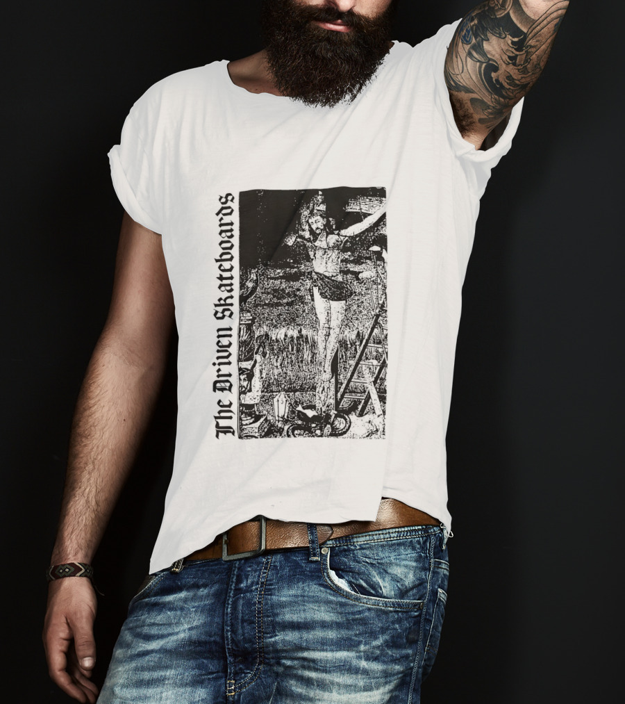 The Driven Skateboards Skeleton Rider T-Shirt