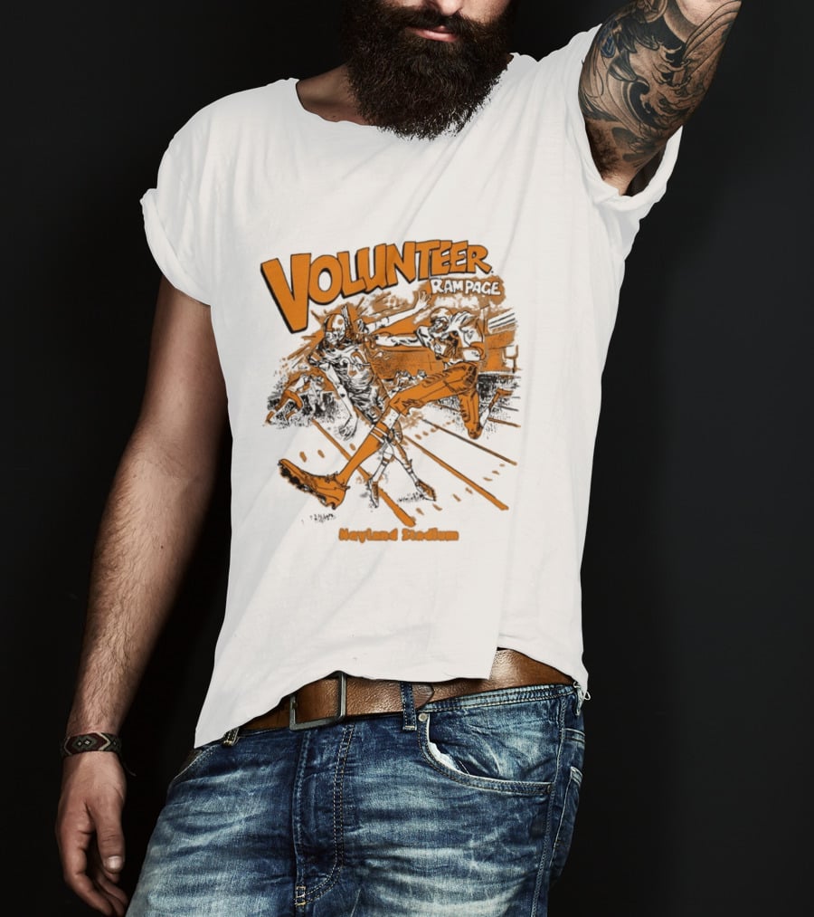 Volunteer Rampage Neyland Stadium Tennessee Volunteers T-Shirt