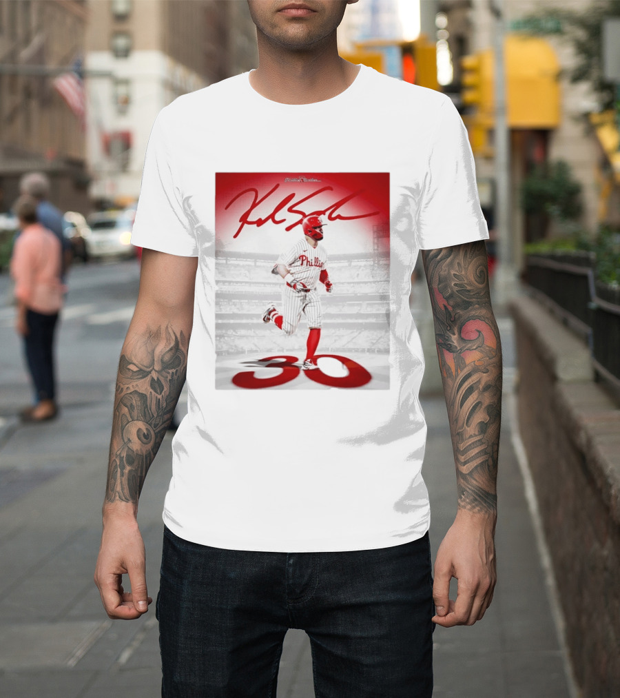 Philadelphia Phillies Kyle Schwarber 30 Home Runs Phillies Stadium T-Shirt