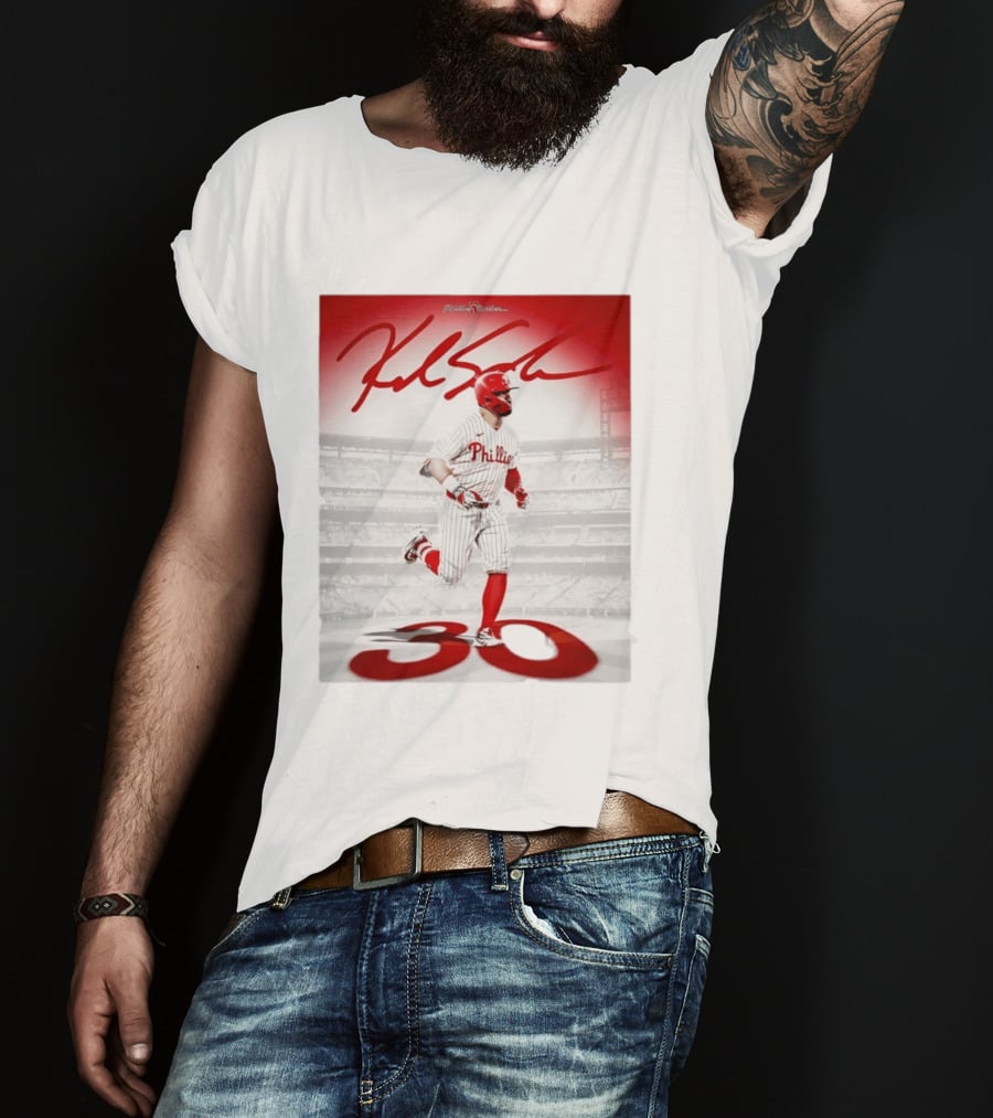 Philadelphia Phillies Kyle Schwarber 30 Home Runs Phillies Stadium T-Shirt