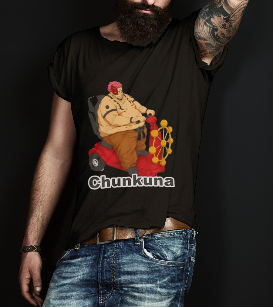 Chunkuna Jujutsu Kaisen Sukuna Parody Anime Manga T-Shirt