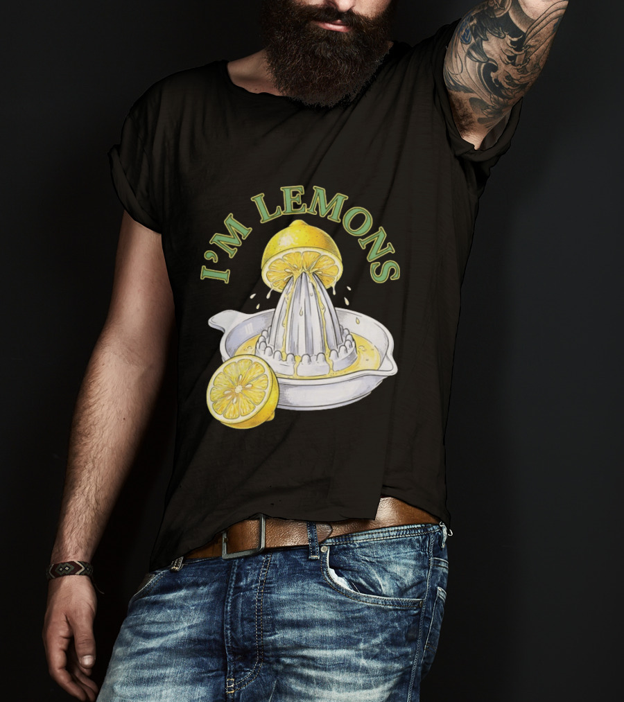 I'm Lemons Juicer And Sliced Citrus T-Shirt