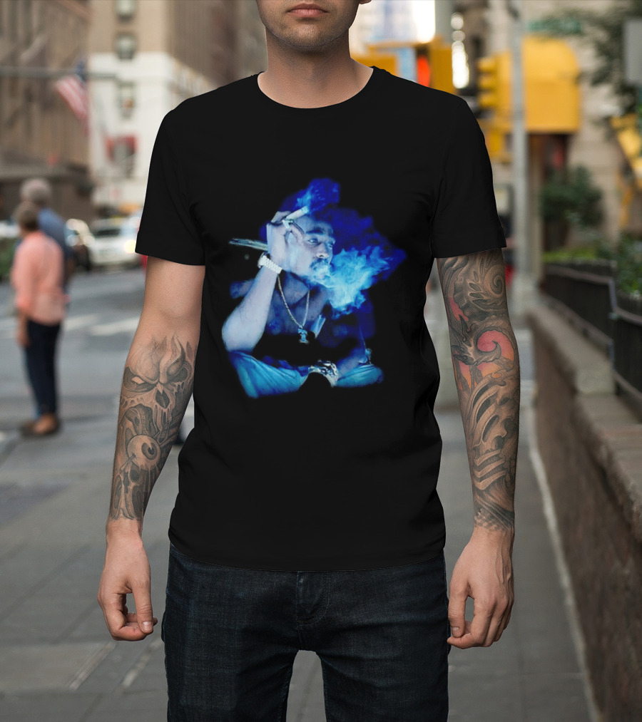 Janet Jackson Thug Life Smoking 2Pac T-Shirt