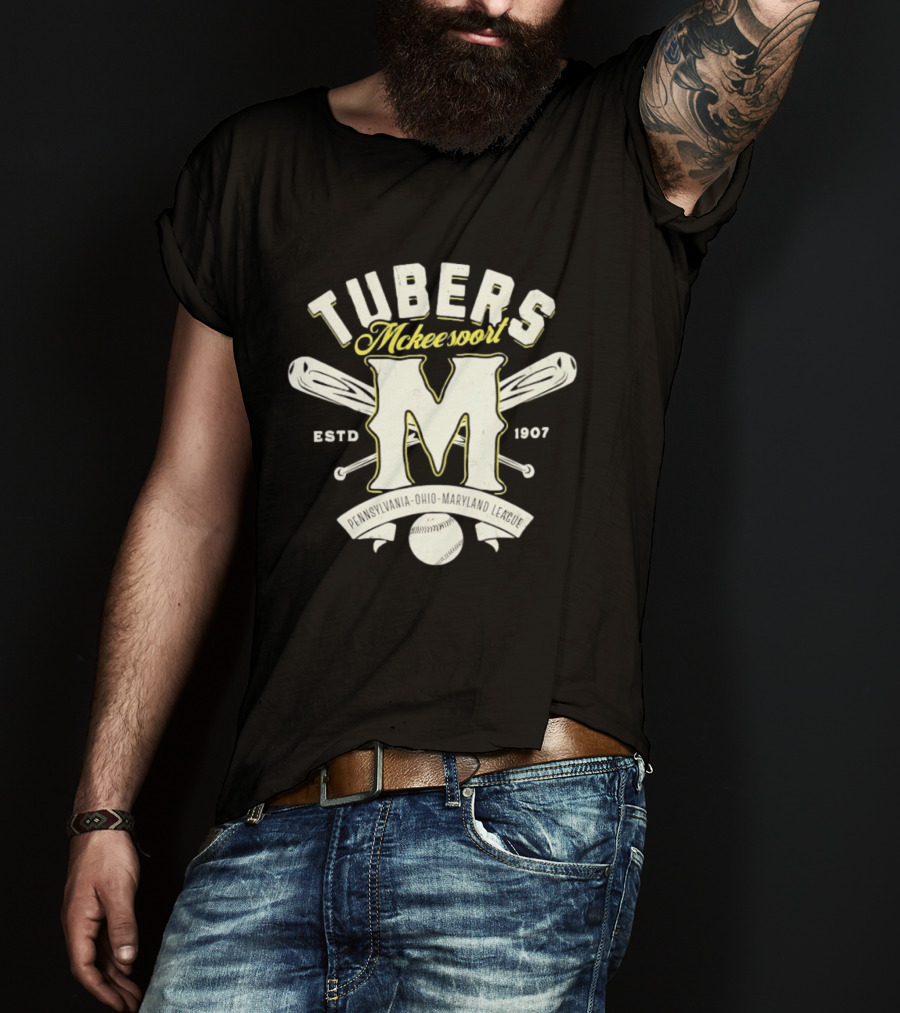 Tubers McKeesport Pennsylvania Ohio Maryland League Estd 1907 T-Shirt