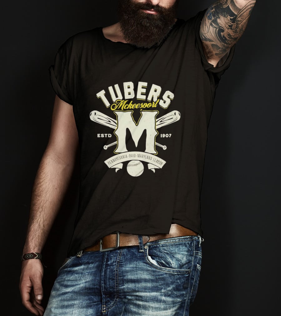 McKeesport Tubers Baseball Est 1907 Pennsylvania Ohio Maryland League T-Shirt