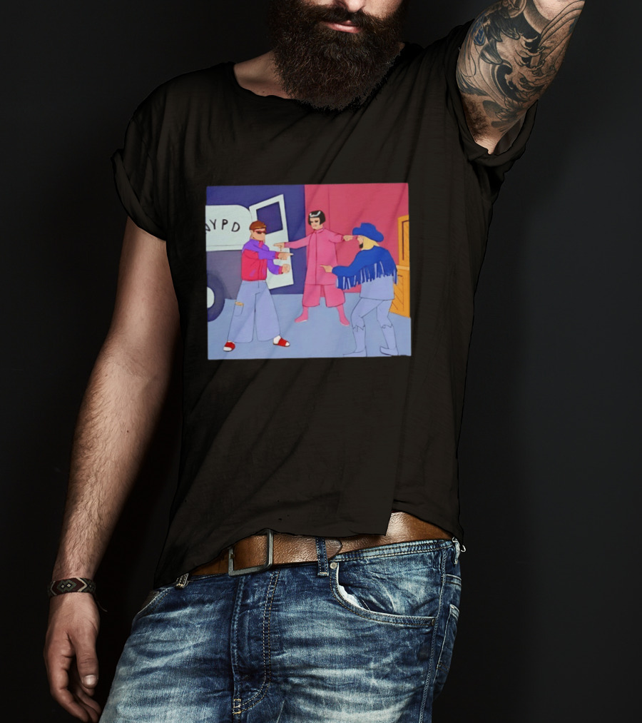 Oliver Tree NYPD Spider Man Pointing Meme T-Shirt