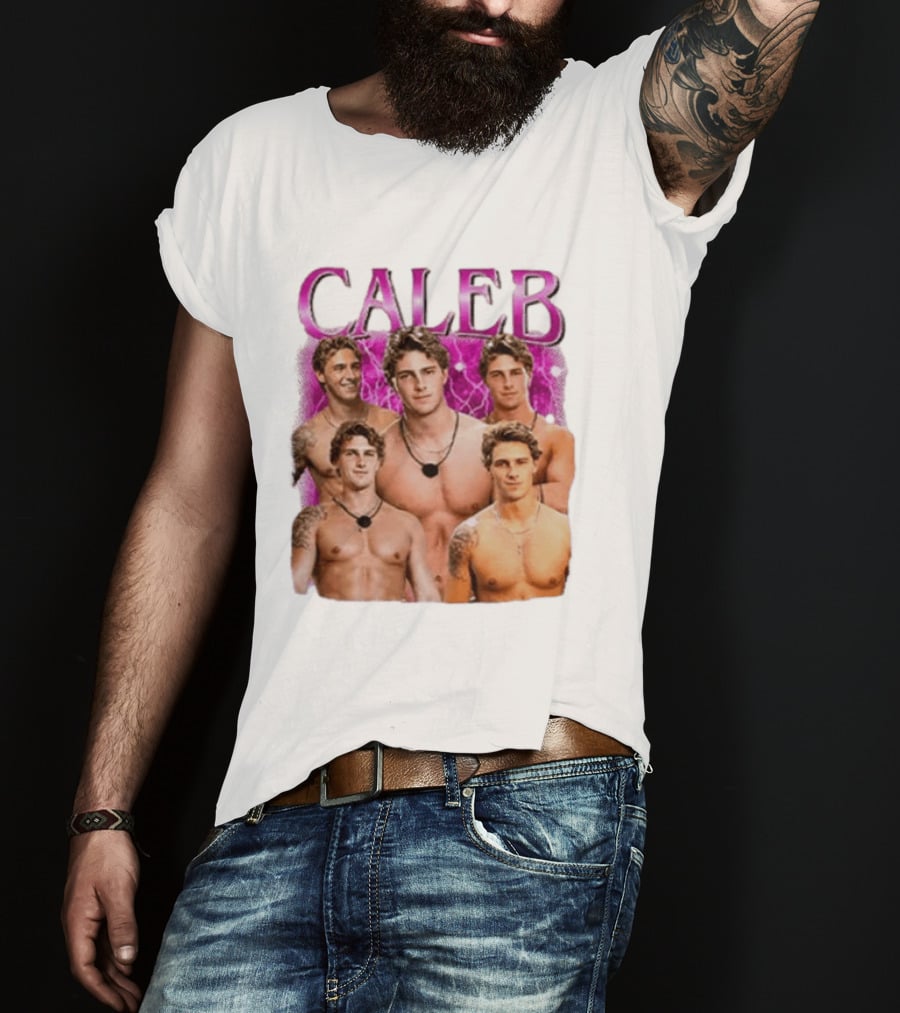 Caleb Love Island USA Reality TV Collage T-Shirt