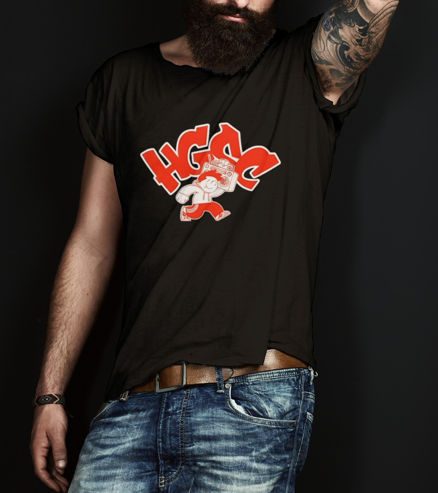 HGSC Hip Hop Boombox Radio 80s Music T-Shirt