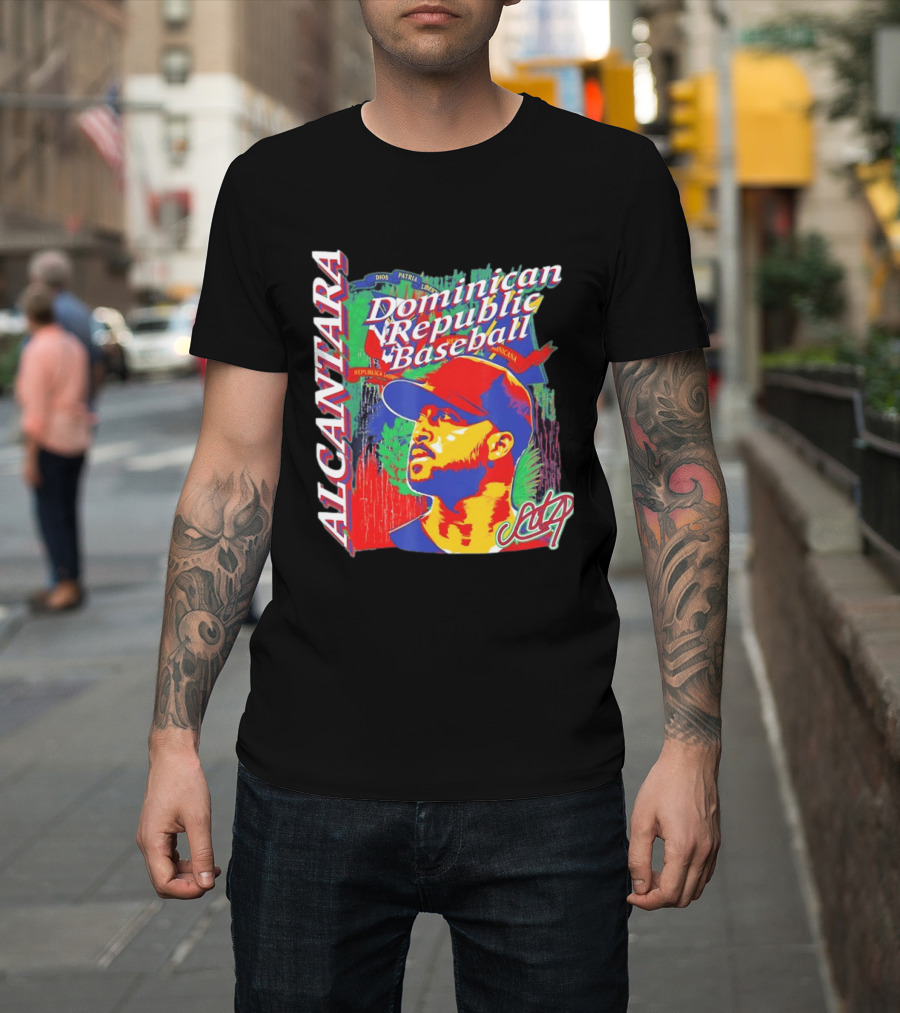 Alcantara Dominican Republic Baseball MLB Sandy T-Shirt