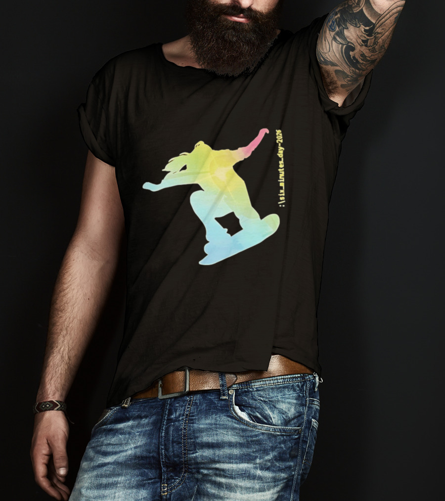 Six Minutes Day 2026 Snowboarding Snowboarder T-Shirt