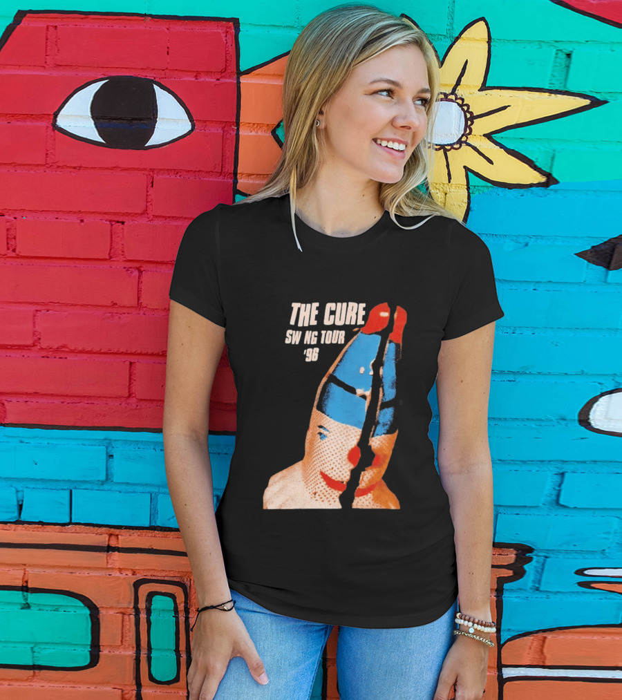 The Cure Swing Tour 96 Clown Face T-Shirt
