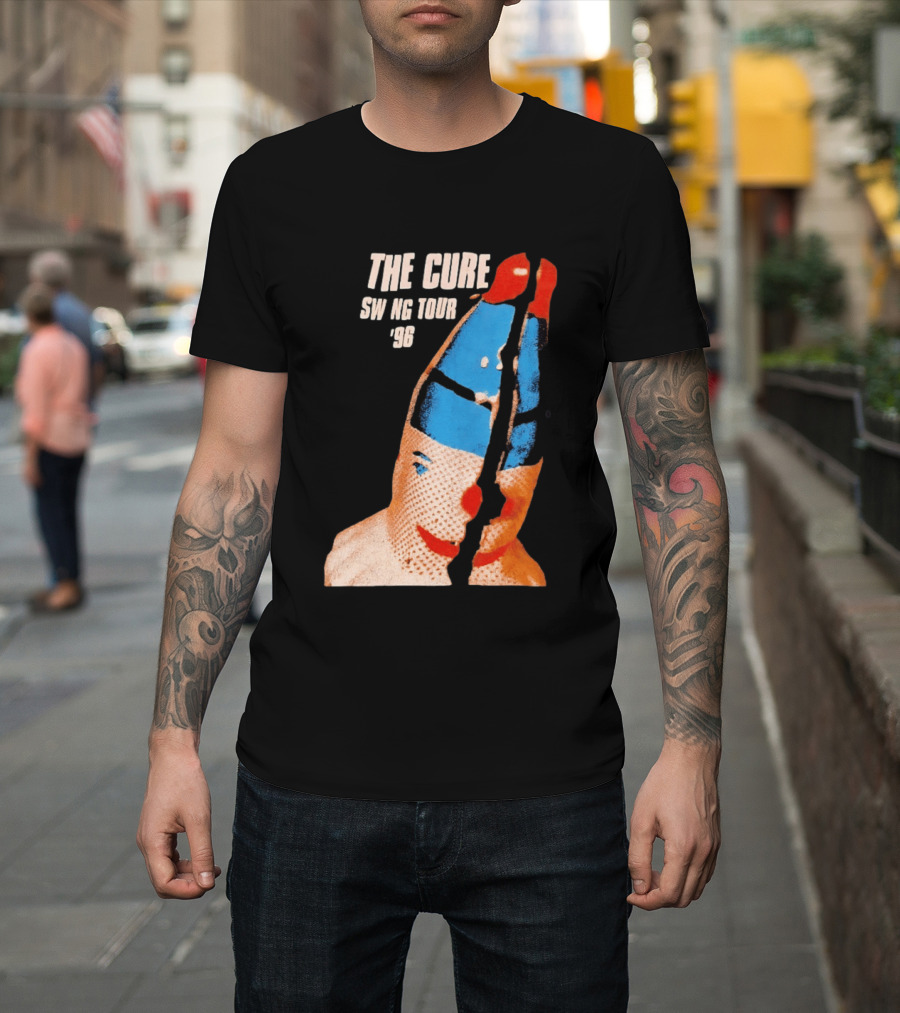 The Cure Swing Tour 96 Clown Face T-Shirt