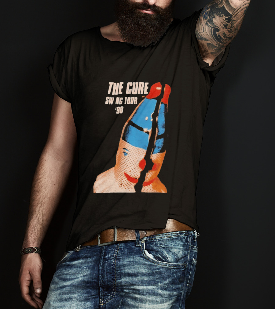 The Cure Swing Tour 96 Clown Face T-Shirt