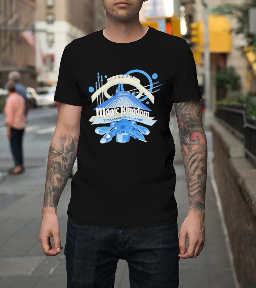 Tomorrowland Magic Kingdom Walt Disney World Spaceship And Futuristic T-Shirt