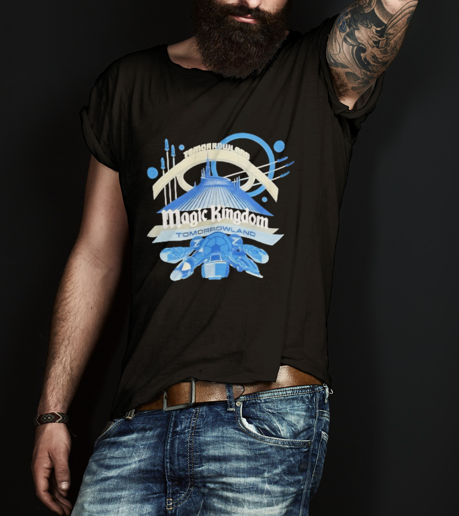 Tomorrowland Magic Kingdom Walt Disney World Spaceship And Futuristic T-Shirt