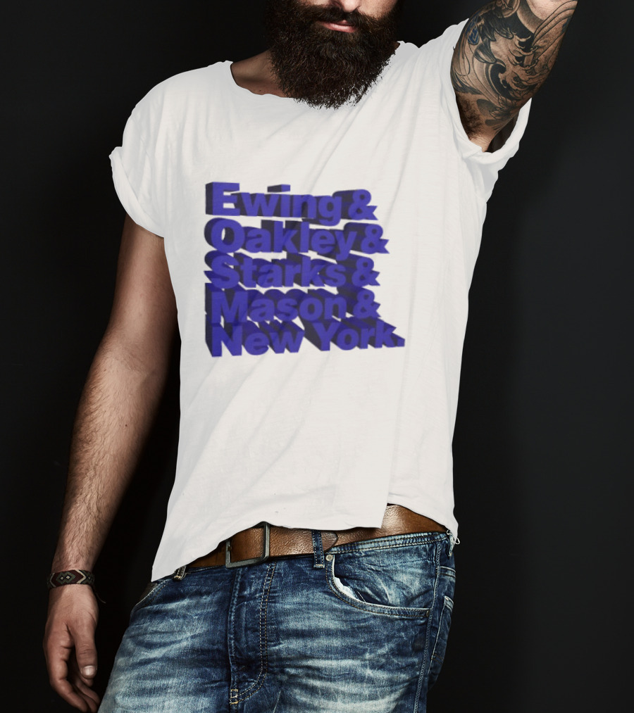 Ewing Oakley Starks Mason New York Knicks Legends T-Shirt
