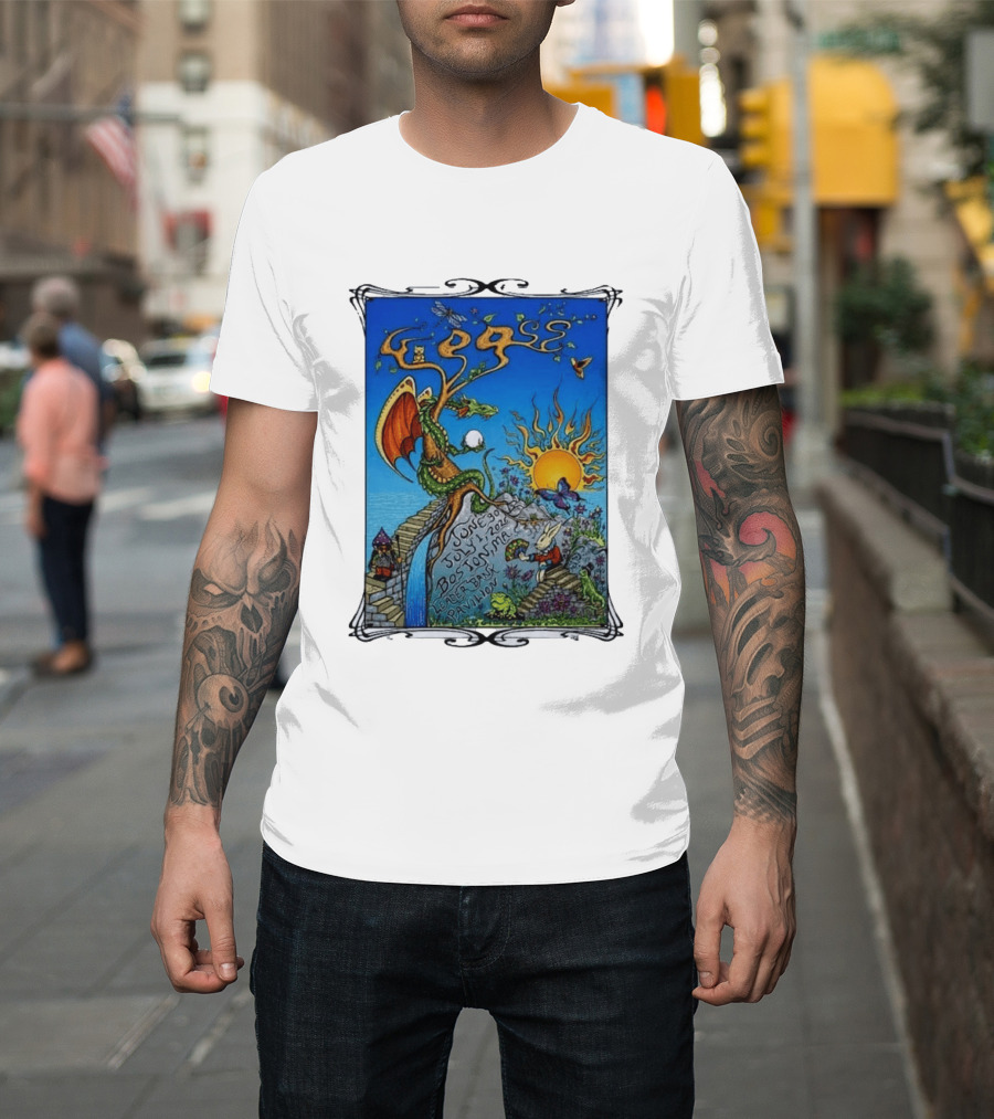 Goose July 2026 Boston Dragon Fantasy Art Leader Bank Pavilion T-Shirt