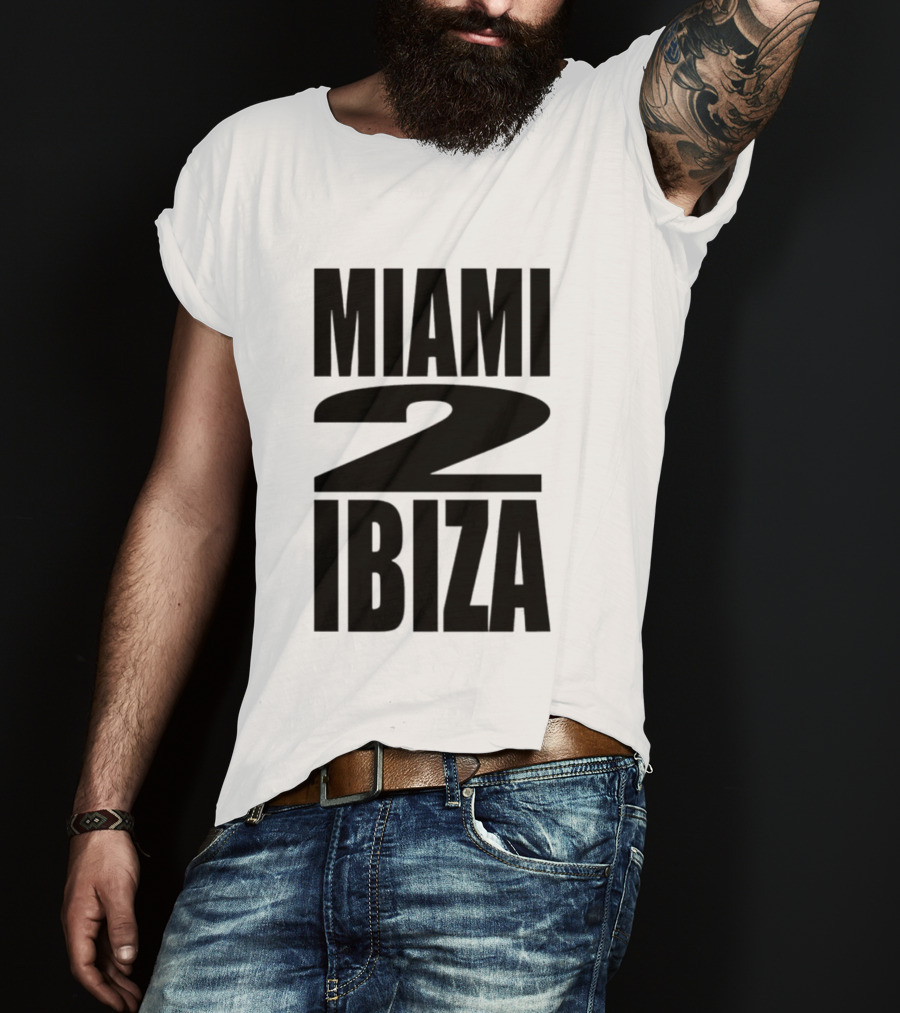Miami 2 Ibiza Nightclub Party Vibes Electronic Dance Music T-Shirt