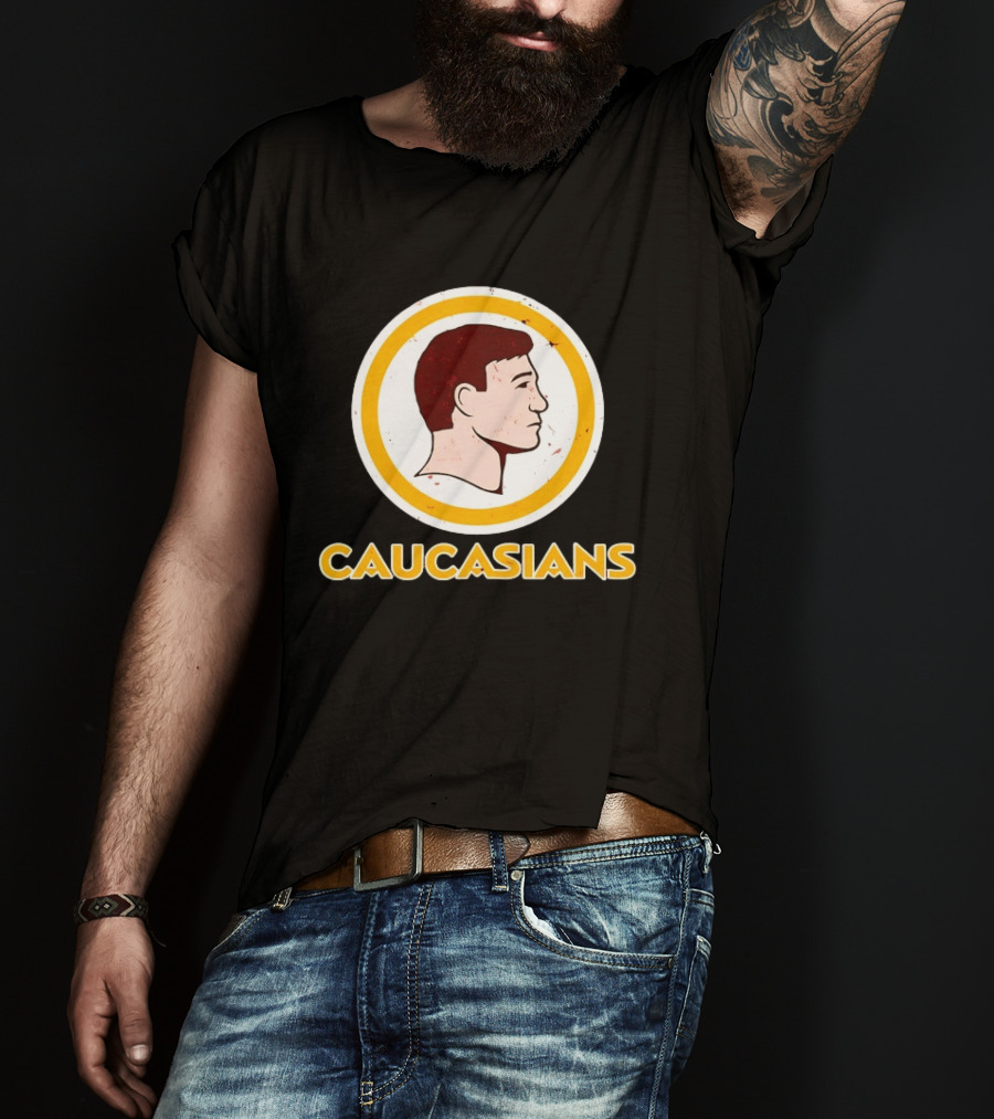 Caucasians Satire Humor Sports Team T-Shirt