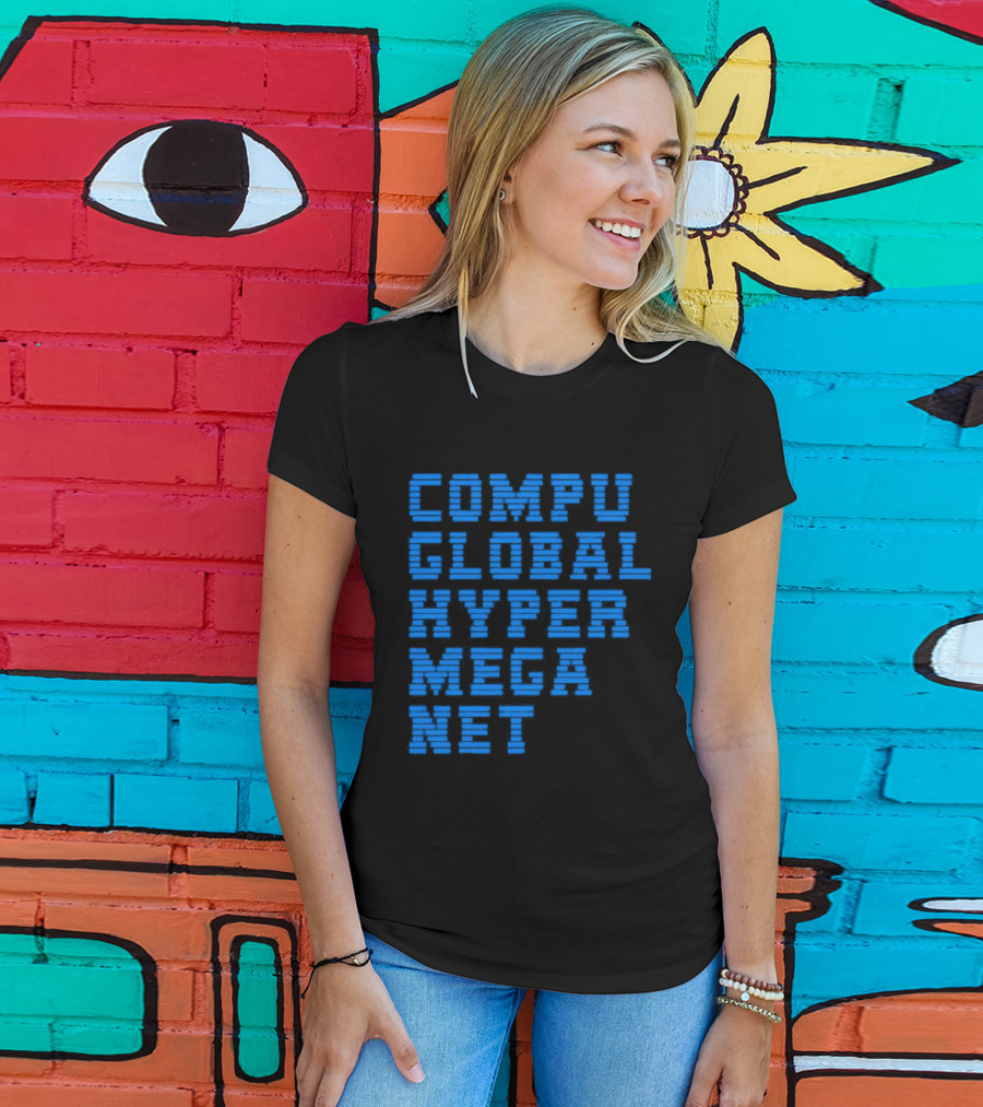 Compu Global Hyper Mega Net The Simpsons T-Shirt