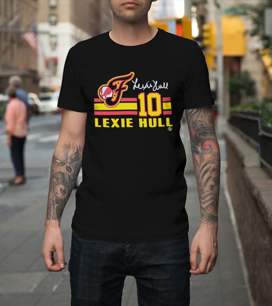 Lexie Hull 10 Indiana Fever WNBA Basketball T-Shirt
