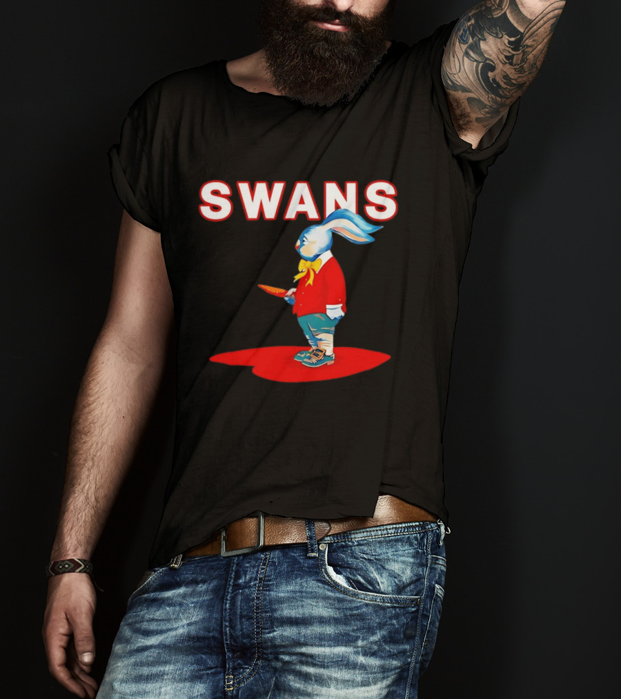 Swans Rabbit With Carrot Red Suit Michael Gira T-Shirt