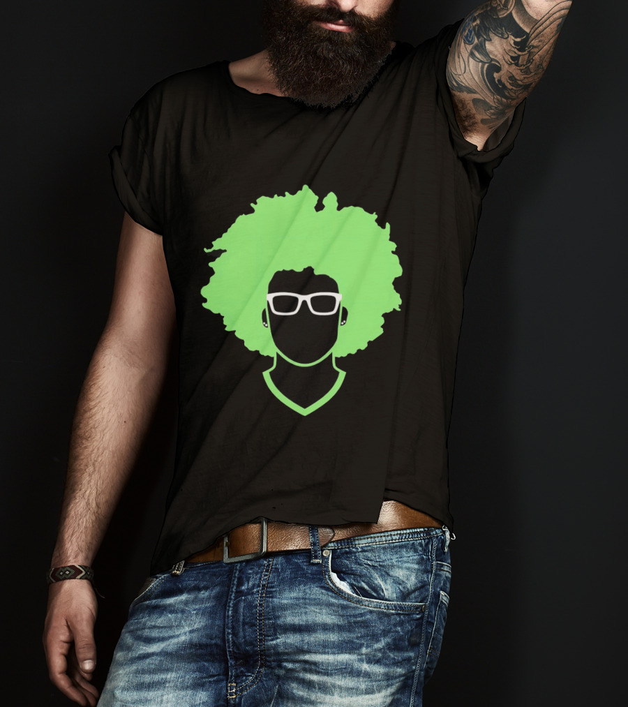 Olivia Miles Neon Afro Glasses Outline Minnesota Lynx T-Shirt