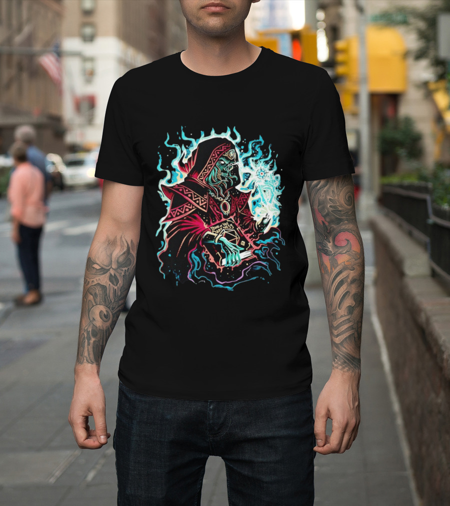 The Arch Lich Archlich Book Of Darkness Magic Dungeons And Dragons T-Shirt