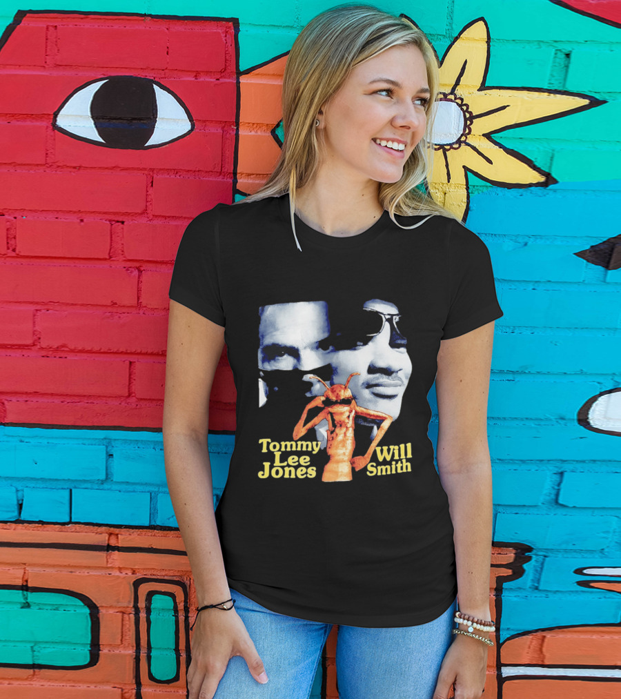 Tommy Lee Jones Will Smith Alien Men In Black T-Shirt