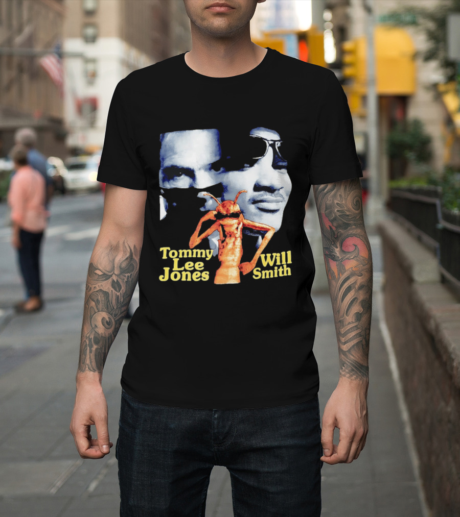Tommy Lee Jones Will Smith Alien Men In Black T-Shirt